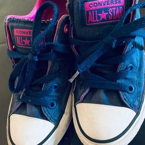 Girls Converse All Star Navy Blue